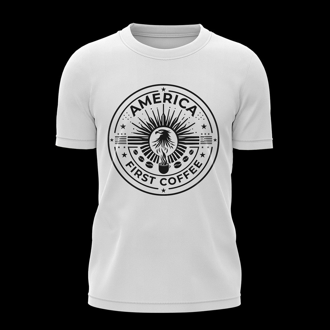 AFC T Shirt White T- Shirts America First Coffee S