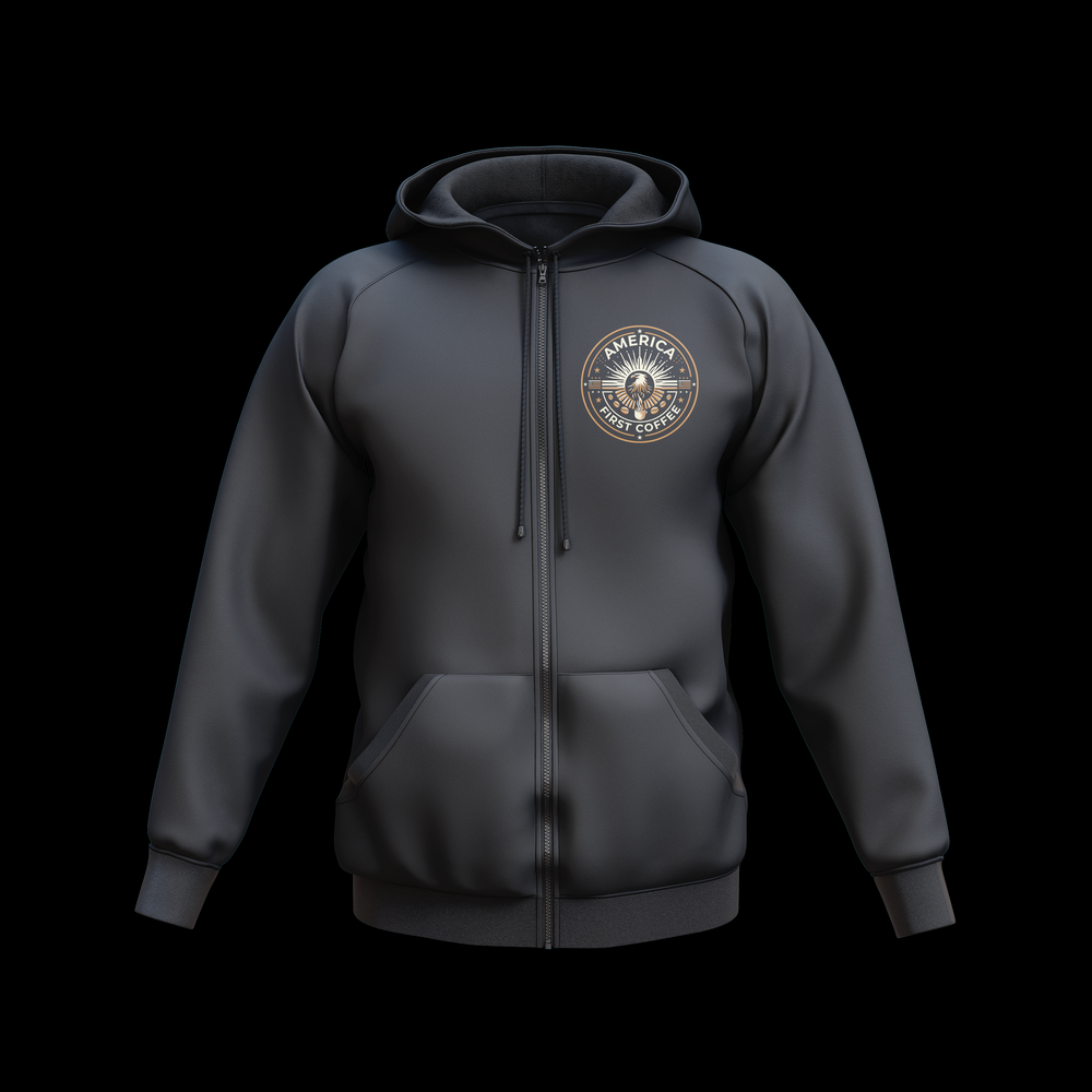 AFC Hoodie Black T- Shirts America First Coffee S Classic