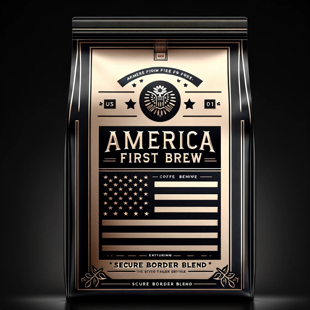 Secure Border Dark Roast Coffee Beans America First Coffee Whole Bean